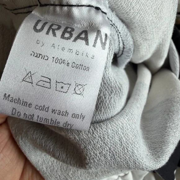 Urban by Alembika Cotton Eden Black and White Wide-Leg Abstract Pants Marker 2 - Picture 4 of 6